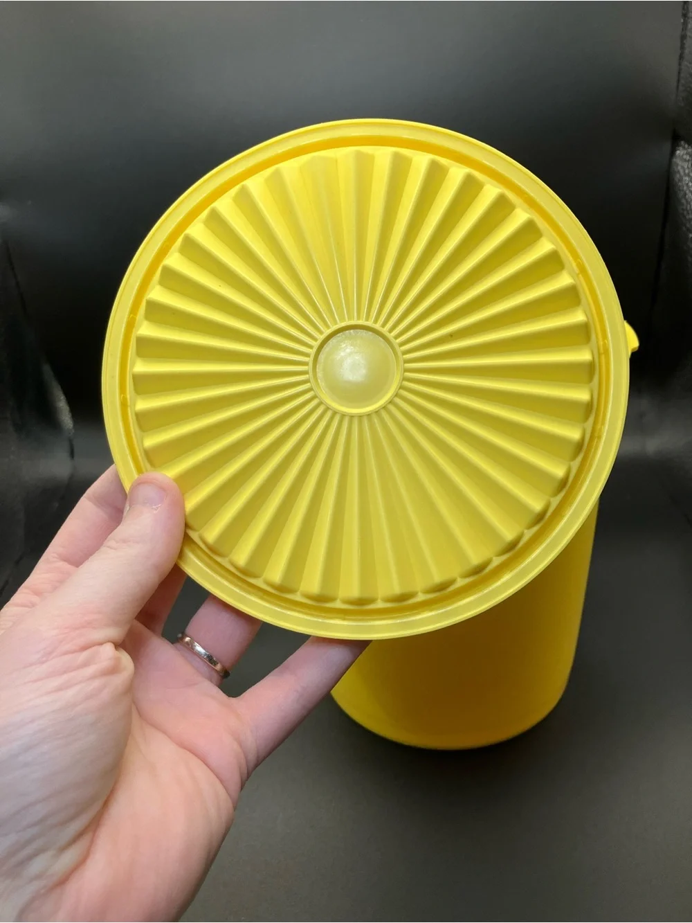 Tupperware vibrant yellow